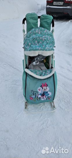 Коляска санки