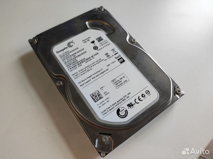Жесткий диск HDD Seagate Barracuda 500 Gb