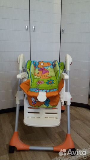 Стульчик для кормления Chicco polly 2 в 1