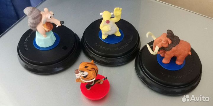 Коллекционные топперы на стаканы из кинотеатров