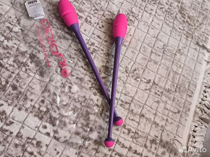 Булавы indigo для художественной гимнастики