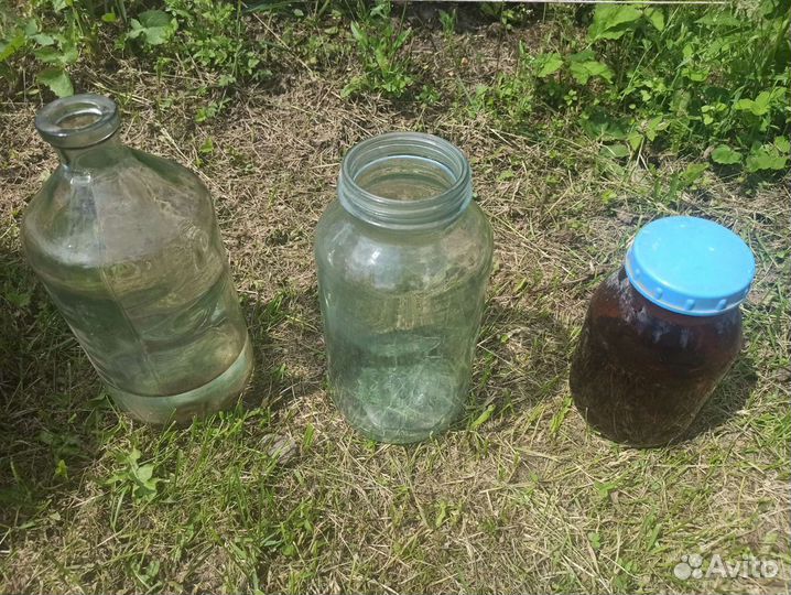 Бутыль стеклянная