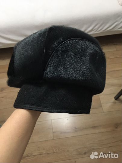 Мужская норковая кепка