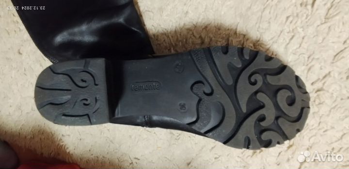 Сапоги женские натуральная кожа 39