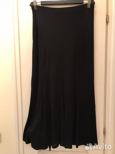 Юбка длинная Elisa Fanti Италия вискоза черная