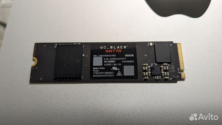 SSD M2 WD Black SN770 500 гб