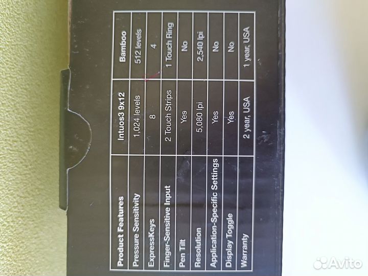 Графический планшет wacom Intuos3 (PTZ-630) 10