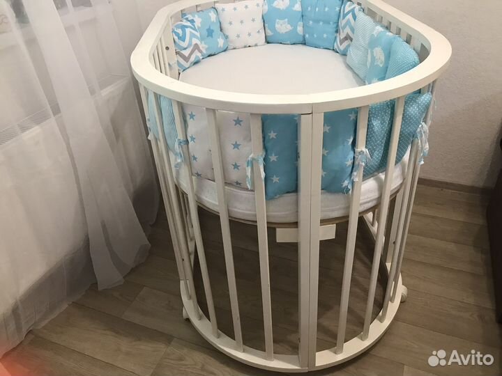 Детская кроватка круглая