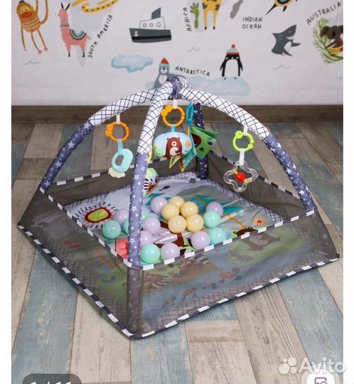 Коврик-манеж развивающий для малышей