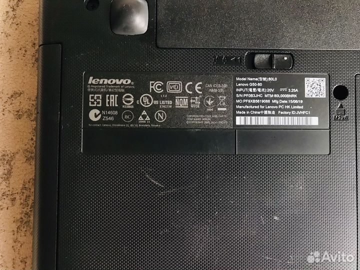 Lenovo G50-80 Core i3