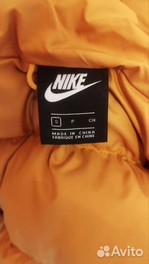 Пуховик зимний мужской Nike