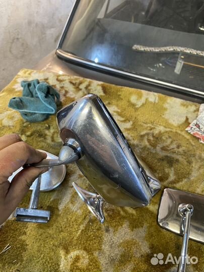 Хром зеркало 2101 2103 2106 СССР дутое