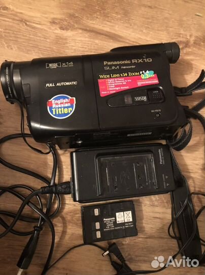 Видеокамера panasonic, касетный магнитофон с радио