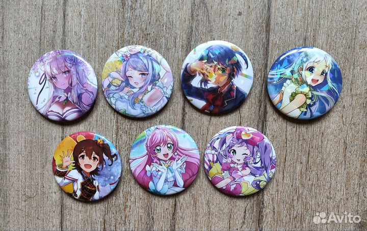 Значки аниме