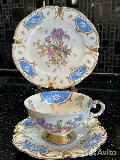 Старинная чайная тройка Германия