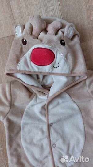 Комбинезон детский велюровый мягкий