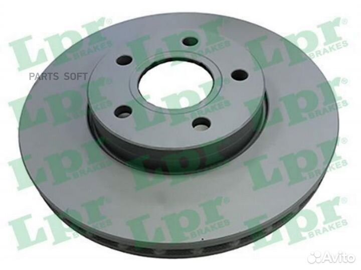 LPR F1028VR Диск тормозной