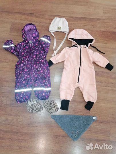 Вещи пакетом на девочку 80р
