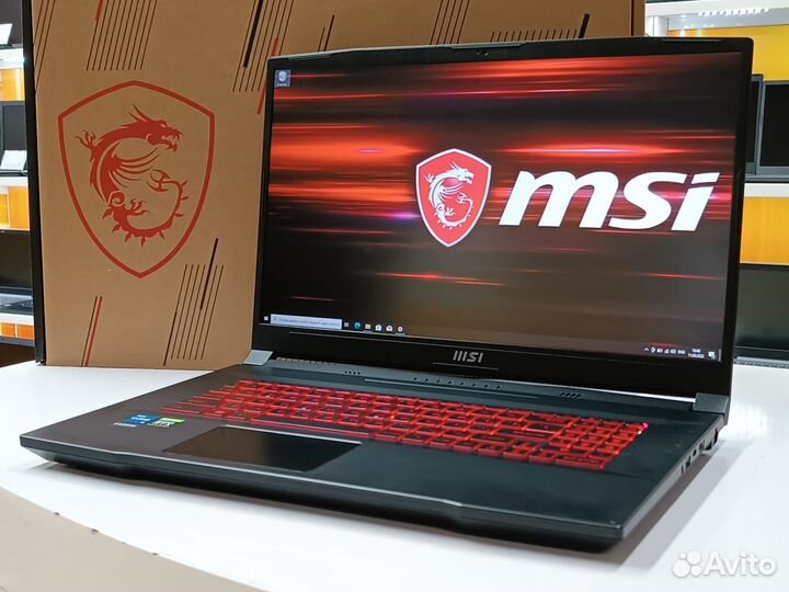 Витринный MSI 17.3''144Hz core i5 12500H RTX3050