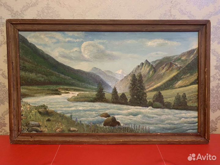 Большая Картина маслом СССР 86х47