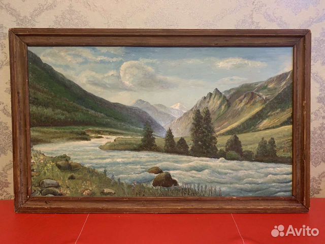 Большая Картина маслом СССР 86х47