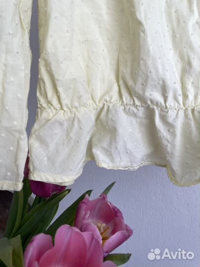 Блузка детская светло-желтая 92-98