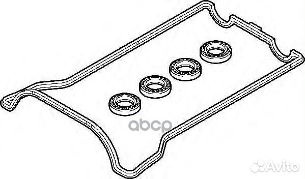 Комплект прокладок клапанной крышки MB W124 1.8