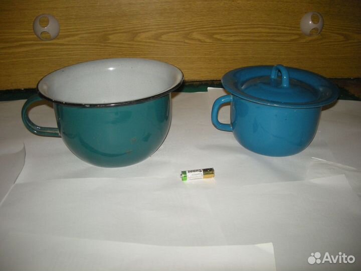 Ночной горшок СССР эмалированный ночная ваза