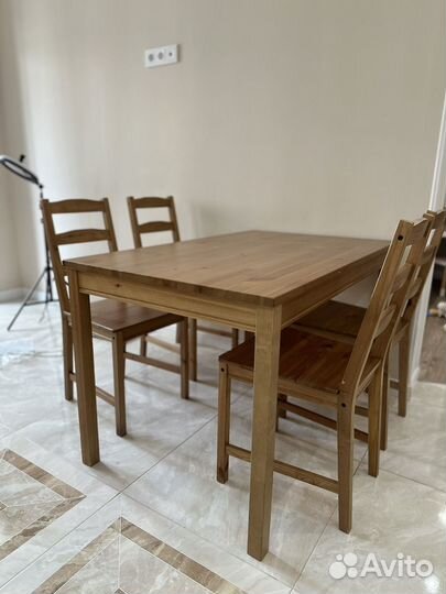 Стол и стулья IKEA бу