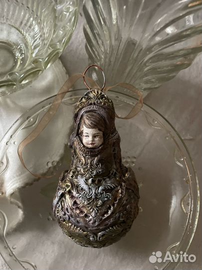 Елочные подвески,Сирин, ручная работа