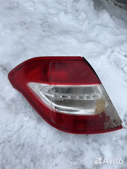 Задний фонарь в левое крыло citroen c4 b7
