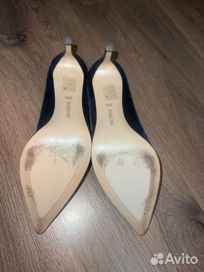 Бархатные туфли carlo pazolini