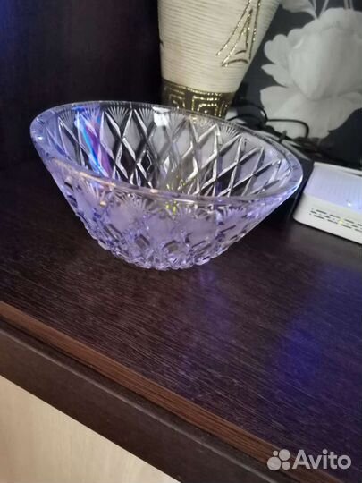 Ваза хрустальная для фруктов