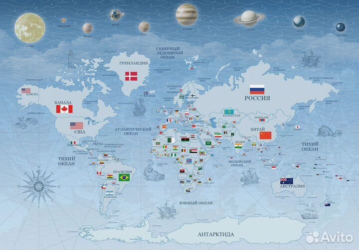 Фотообои для стен / Детские фотообои