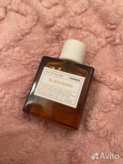 Korres black sugar туалетная вода