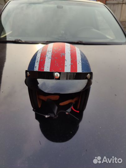 Мотошлем открытый