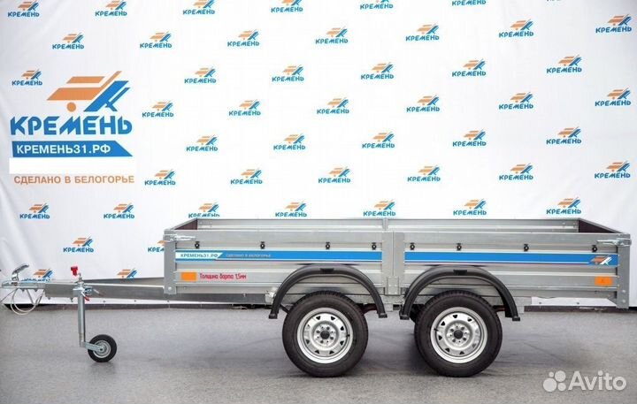 Прицеп двухосный 3,5х1,56х0,5