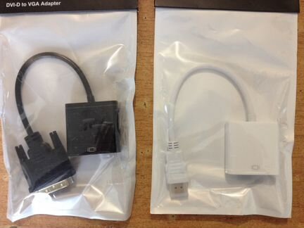 Конвертор переходник DVI-D-VGA/ hdmi-VGA/DP-VGA