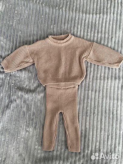 Вязаный костюм детский