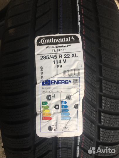 Continental ContiWinterContact TS 870 325/40 R22 и 285/45 R22