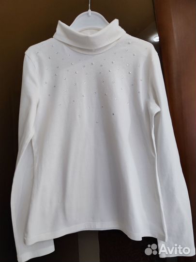 Блузки, водолазки р.140-146(2шт.)