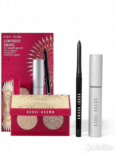 Bobbi brown набор тени тушь карандаш