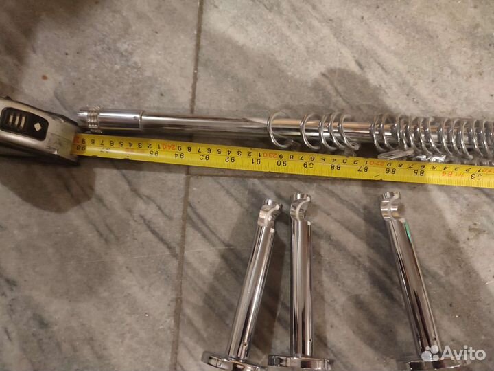 Карниз (гардина) 250 см с наконечниками