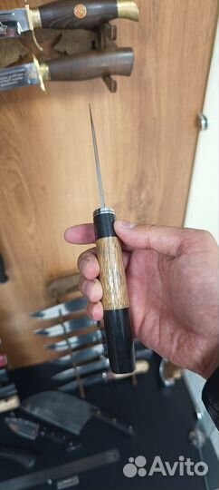 Нож шкуродер разделочный ручной работы