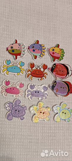 Пуговицы декоративные