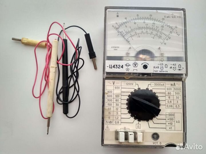 Прибор комбинированный Ц 4324 мультиметр тестер