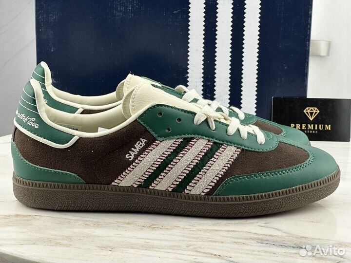 Кеды Adidas Samba Notitle Green