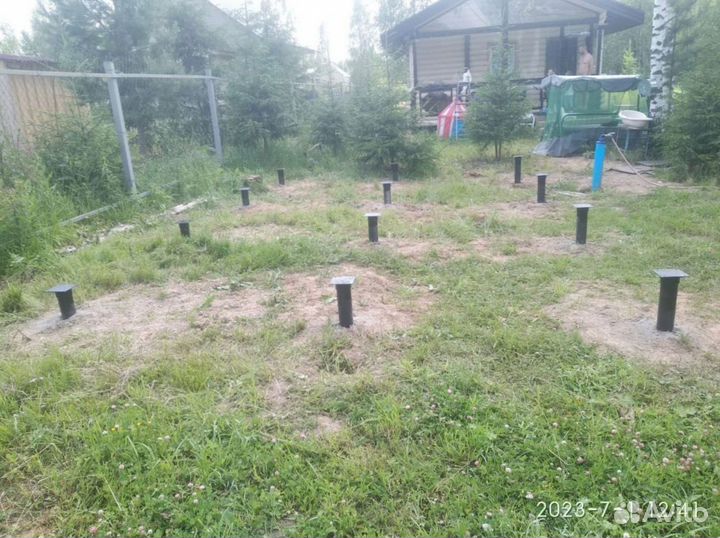 Винтовые сваи + монтаж