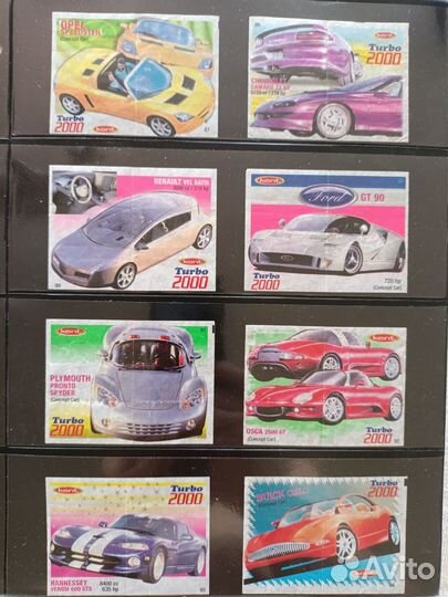 Вкладыши из жвачки turbo 2000