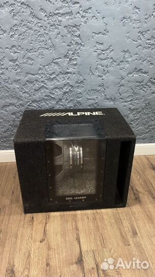 Сабвуфер alpine sbg 1244bp